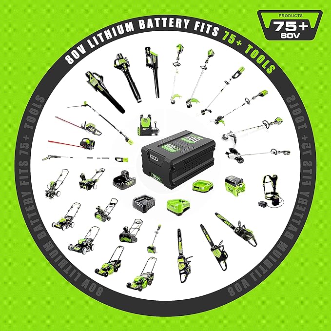 XAVITO Replacement for Greenworks 80V Battery 3000mAh, Compatible with Greenworks 80V Power Tool, New Upgraded 3X Longer Runtime, Replace for Greenworks Pro 80V Battery GBA80200 GBA80300