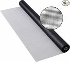Window Screen Mesh for House Windows Screen Replacement Durable Fiberglass Mesh Screen Roll Adjustable 48"x100’ Door Repair Kit Easy to Install Suitable for Windows, Doors and Porches