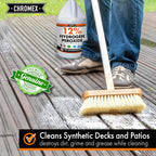 Chromex Hydrogen Peroxide 12 Percent Food Grade, 4x Power Concentrated Solution, 4 Gallons Dilute to 16 Gallons, Versatile Uses include Topical Care, Home, Kitchen, Bath Cleaner, Laundry, Whitening