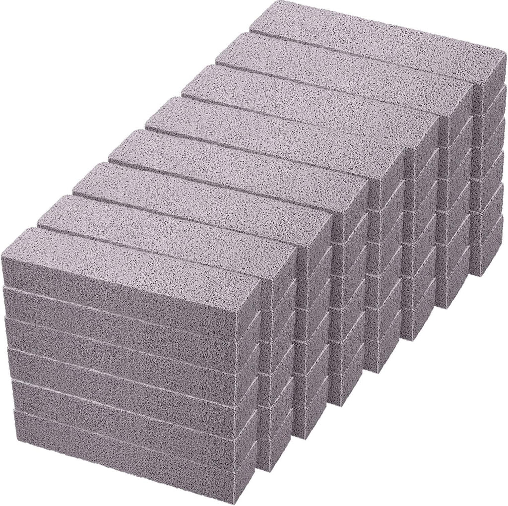 Chinco 48 Packs Pumice Stick for Cheaning, Pumice Scouring Stone Pad Removing Stain Grime Without Leaving Scratches for Kitchen Oven Stove Home Bathroom Toilet Pool House Cleaning Supplies