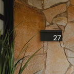 post & porch The OG Mailbox | Wall Mounted Mailbox | Black/Brown/White/Grey, 1 Size, Weatherproof Mail Box for Outside | Customizable (Black)