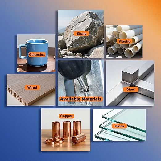 Carbide Burrs Set, 1/4" Shank Double Cut, Solid Power Tools 5PCS Spiral Rotary Files Die Grinder Bits for Metalworking Wood Cutting Carving & Deburring