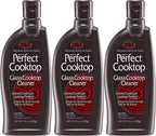 HOPE'S Perfect Cooktop Glass and Ceramic Cooktop and Stove Top Cleaner, Fast Acting and Removes Burnt on Stains from Glass Ceramic Smooth Top Ranges with its No Rinse Formula, 10.6 Oz, Pack of 3