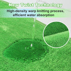 JOYMOOP Microfiber Towels for Cars, 3 Pack 35.4" x 23.6" Car Drying Towel, Green Reusable Car Towel, Quick Drying Car Microfiber Cleaning Cloth for RVs, SUVs, Trucks