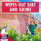 30 SECONDS Pressure Washer Concentrated Cleaner – Power Cleans Stains from Algae, Mold & Mildew, Dirt, Grime – Makes up to 20 Gallons