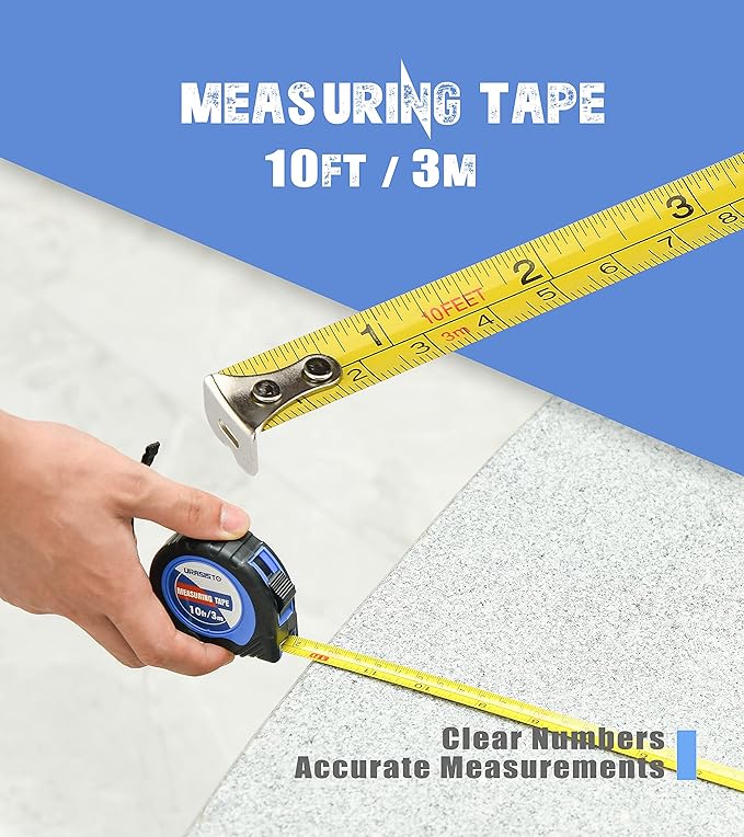 Auto Repair Tool Set 128-piece Mechanic Hand Tool Kit with Storage Box, Nail, Pliers,Screwdriver, Hammer, Drive Socket, Wrench for Homeowner, DIY, Handyman