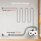 Upholstery Cleaner Machine 450W Motor - 13.5Kpa Suction Couch Cleaner Machine, Portable Handheld Carpet Cleaner with Self-Cleaning and for Pet Stain, Couch, Stair, Car Seat and Area Rug