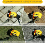 DEKOPRO Measuring Wheel, Measures Up To 99,999 Ft Compact Wheel With Carrying Bag,4-Inch