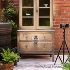 Dixie Belle Paint Company Chalk Finish Furniture Paint - Putty (4oz) - Matte Muted Taupe Chic Chalk Mineral DIY Furniture Paint