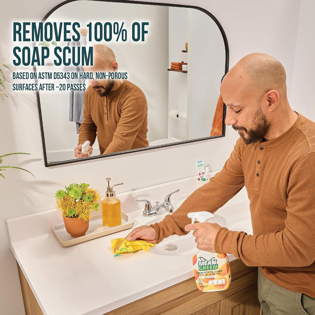 Mean Green Non-Contentrate Ready-to-use - All in one plant based cleaning power solution- Multipurpose, Bathroom & Glass Cleaner - Ultimate Value Bundle 3ct