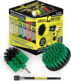 Drill Brush Kitchen Accessories - Kitchen Cleaning Extension Kit - Kitchen Sink Hard Water Remover - Kitchen Cleaning Supplies - Oven Scrubber Brush Set - Countertop Cleaning Brush - Household Brush