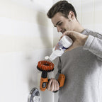 Bring It On Cleaner Water Spot Remover 16 Ounce, Plus 2 Drill Brushes, Drill Brush Attachment, Great Tile and Grout Cleaner, Tub and Shower Cleaner