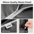 VIPEK V2C Heavy Duty Clothes Rack with Upgraded Polyester Cover, Metal Portable Closet with Adjustable Shelves & Hanging Rods, Freestanding Wardrobe Closet for Bedroom, Max Load 700LBS