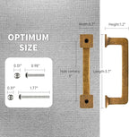 FILTA Cabinet Handles 3 Inch 10 Pack Antique Brass Cabinet Pulls for Kitchen Metal Drawer Pulls Modern Cabient Hardware Cupboard Handles