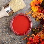 Dixie Belle Paint Company Chalk Finish Furniture Paint - Barn Red (8oz) - Matte Deep Red Chic Chalk Mineral DIY Furniture Paint