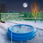 1500W Immersion Water Heater for Bathtub & Swimming pool – Portable Fully Submersible Electric Heater with Temp Control & GFCI for Hot Tub, Above Ground Pool, Inflatable Poo & Baptistry