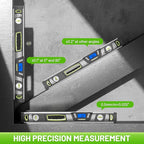 Huepar 24-Inch Digital Level, Professional Magnetic Electronic Torpedo Level with LCD Display, Audible Alerts, IP54 Dust/Waterproof, Angle Finder Tool with Carrying Case