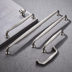SAILING 10 Pack Cabinet Handles-5"/128mm Screw Spacing Brushed Nickel Furniture Hardware Handles for Kitchen Cabinets Bedroom Dresser Wardrobe Cabinet Pulls