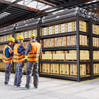 Garage Shelving-2050 lbs 5 Tier Storage Shelves,Adjustable Heavy Duty Metal Shelving Unit and Storage Large Rack,Utility Steel Shelf for Warehouse Industrial Pantry Basement 71"x46"x18"-2 Pack