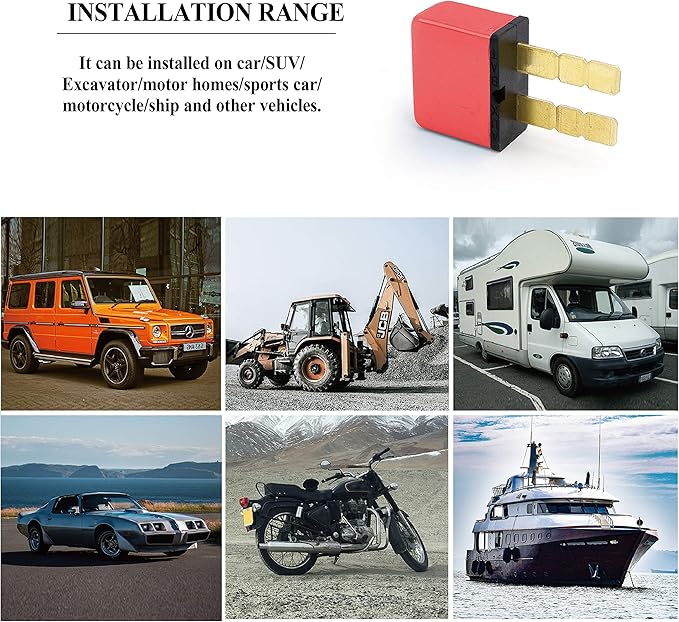 Photo-TOP 10A, Automotive Circuit Breaker, Plug in Mounting, ATC Blade Type Terminal Connection (2 pcs)