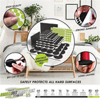 Slipstick Gorilla Felt Furniture Pads (375 Piece Variety Pack) Premium Furniture Pads & Chair Leg Floor Protectors for Hardwood Floors & Hard Surfaces