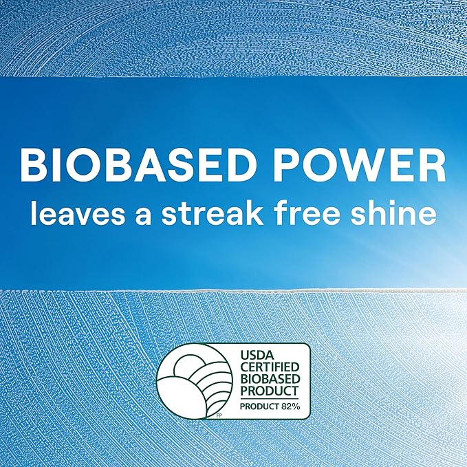 Seventh Generation Glass Cleaner, Biodegradable Formula, Sparkling Seaside Scent, 23 oz (Pack of 4)