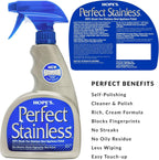 HOPE'S Perfect Stainless, Perfect Granite, and Perfect Sink Cleaner Bundle, Streak Free Polishing Kitchen Cleaners Removes Stains, Restores, and Repels Water, 3 Pack