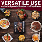 Elite Gourmet EG6201# Extra Deep 12"x12"x3.2" (7.5Qt.) Scratch Resistant Dishwasher Safe, Non-stick Electric Skillet with Glass Vented Lid, Adjustable Temperature, Black