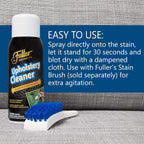 Fuller Brush Upholstery Cleaner - Multi Surface Solution - Rich Foaming Formula Penetrates and Removes Stubborn Stains Eliminates Odors Renews and Restores Surfaces Perfect for Carpets Seats and More
