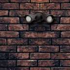 Ciata Flood Lights Outdoor, 20-Watt LED Bullet Head Security Flood Lights, Dual Head, RoHS and FCC Complaint, IP65 Rated, 1900 Lumens, 2KV Surge Protection, Die-Cast Aluminum in Bronze Finish – 3000K