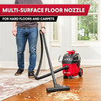 Vacmaster 4-Gallon 5 Peak HP Household Wet/Dry Vacuum - VF408B 1101