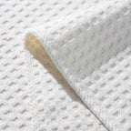 POLYTE Ultra Premium Microfiber Kitchen Dish Hand Towel Waffle Weave, 8 Pack (16x28 in, Off White)