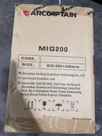 ARCCAPTAIN MIG Welder, 200Amp 6 in 1 Gas MIG/Gasless Flux Core MIG/Stick/Lift TIG/Spot welding/Spool Gun 110V/220V Aluminum Multi Process Welding Machine with LED Digital Display, Burn Back Adjustment