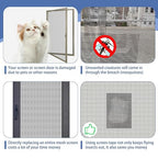 MoHern 2 in x 49 FT Window Screen Repair Kit, Screen Repair Tape Magic Mesh, Strong Adhesive, Waterproof, High Viscosity Screen Patch Repair Kit, Black