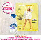 Quick Shine Multi Surface Floor Cleaner Daily Care 24oz | Plant-Based, Ready to Use, Dirt Dissolving, Streak Free, No Rinse | Use on Hardwood, Laminate, Luxury Vinyl Plank, Tile & Stone | Safer Choice