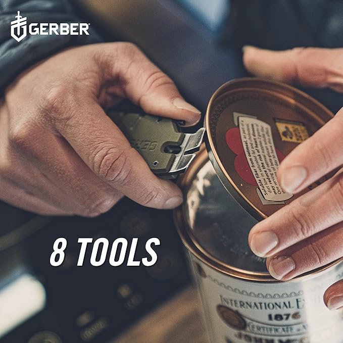 Gerber Gear Prybrid Utility Knife with Pry Bar, EDC Multi-Tool Pocket Razor Knife with Retractable Blade, Green