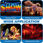 OHLECTRIC 10 Pack - S11 Ceramic Red Night Light Bulbs | Dimmable | 7.5W Incandescent Light Bulb with E26 Medium Base | 40 Lumens Brightness | 2700K Warm White Light for Home Illumination