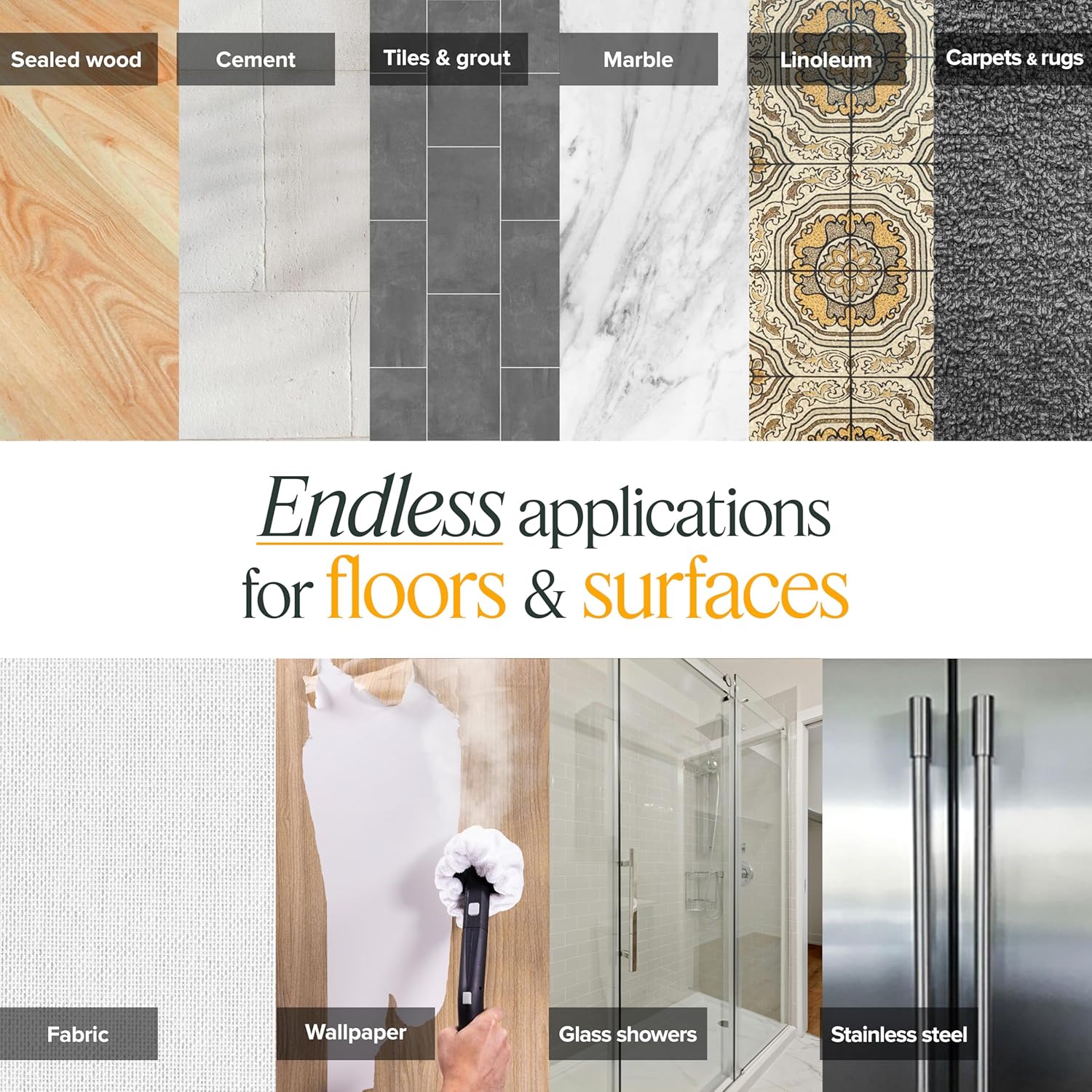 Dupray Neat Steam Cleaner with 18-Piece Kit – (Neat with the Awesome Bag) Powerful, chemical-free cleaning for floors, cars, tiles, grout, and more. *Kills 99.9% of Bacteria & Viruses