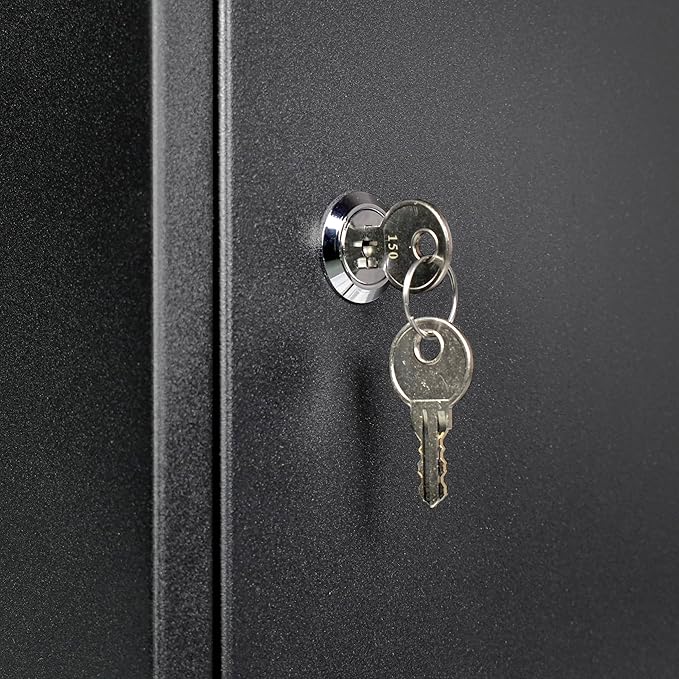 Barska Large Package Delivery Parcel Mail Steel Drop Box for Porch with Advanced Push Lock, Mail Slot & Anti-Theft Drop Slot