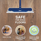Bona Hardwood Floor Disposable Wet Cleaning Pads - 12 cleaning pads per pack - unscented - Use with Bona Mops - Residue-Free Floor Cleaning Solution for Wood Floors