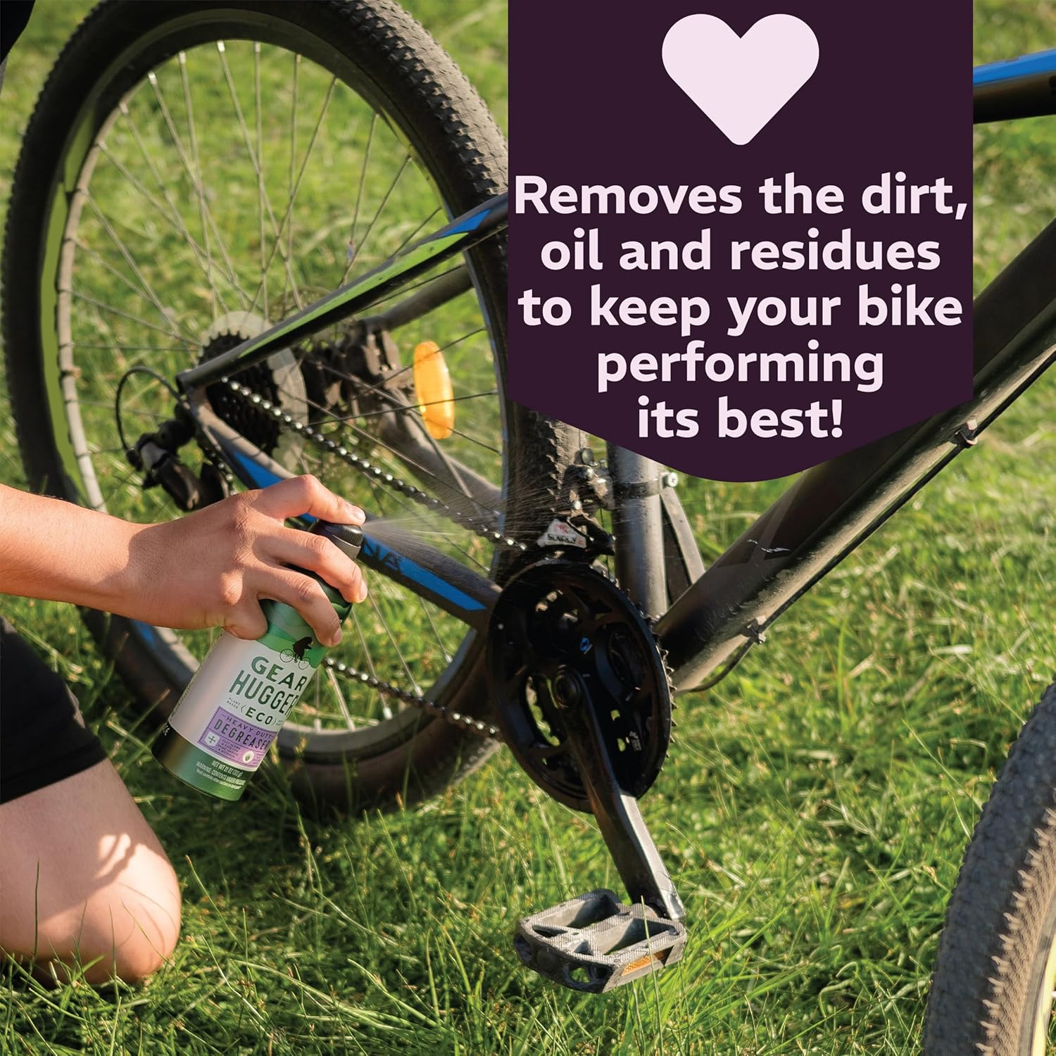 Gear Hugger Degreaser - Eco-Friendly (11 oz, Pack of 1), Degreaser Cleaner Spray - Oven Cleaner, Grill & Brake Cleaner, Dissolves Grease & Grime - Plant-Based, No Petroleum, Non-Toxic, No PTFE