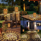 Brizled Hummingbird Solar Lanterns, 2 Pack Outdoor Lanterns Christmas Birthday Gift for Women Mom Grandma, Hummingbird Hanging Garden Lantern, Waterproof Solar Lights for Table Garden Patio Path Porch