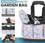 WORKPRO 5PCS Garden Tool Set, Aluminum Heavy Duty Gardening Tool Set with Bag, Outdoor Garden Hand Tools, Gardening Gifts