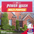 30 SECONDS Pressure Washer Concentrated Cleaner – Power Cleans Stains from Algae, Mold & Mildew, Dirt, Grime – Makes up to 20 Gallons