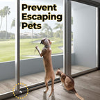 Window Locks, 4 Pack for Vertical and Horizontal Windows, Adjustable Aluminum Stoppers, Window Security, No-Drill Install, Requires 28-36mm Clearance