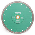 Diamond Porcelain Saw Blade, 8"/200MM Super Thin Dry Wet Cutting Disc with X Teeth Turbo Mesh Rim,for Ceramic Tile Porcelain Granite Marbles