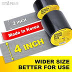 Grey Window Screen Repair Tape, 2 in X 15 FT, Screen Repair Kit for Windows or Doors, Strong Adhesive Patch Kit Fiberglass Mesh Tape