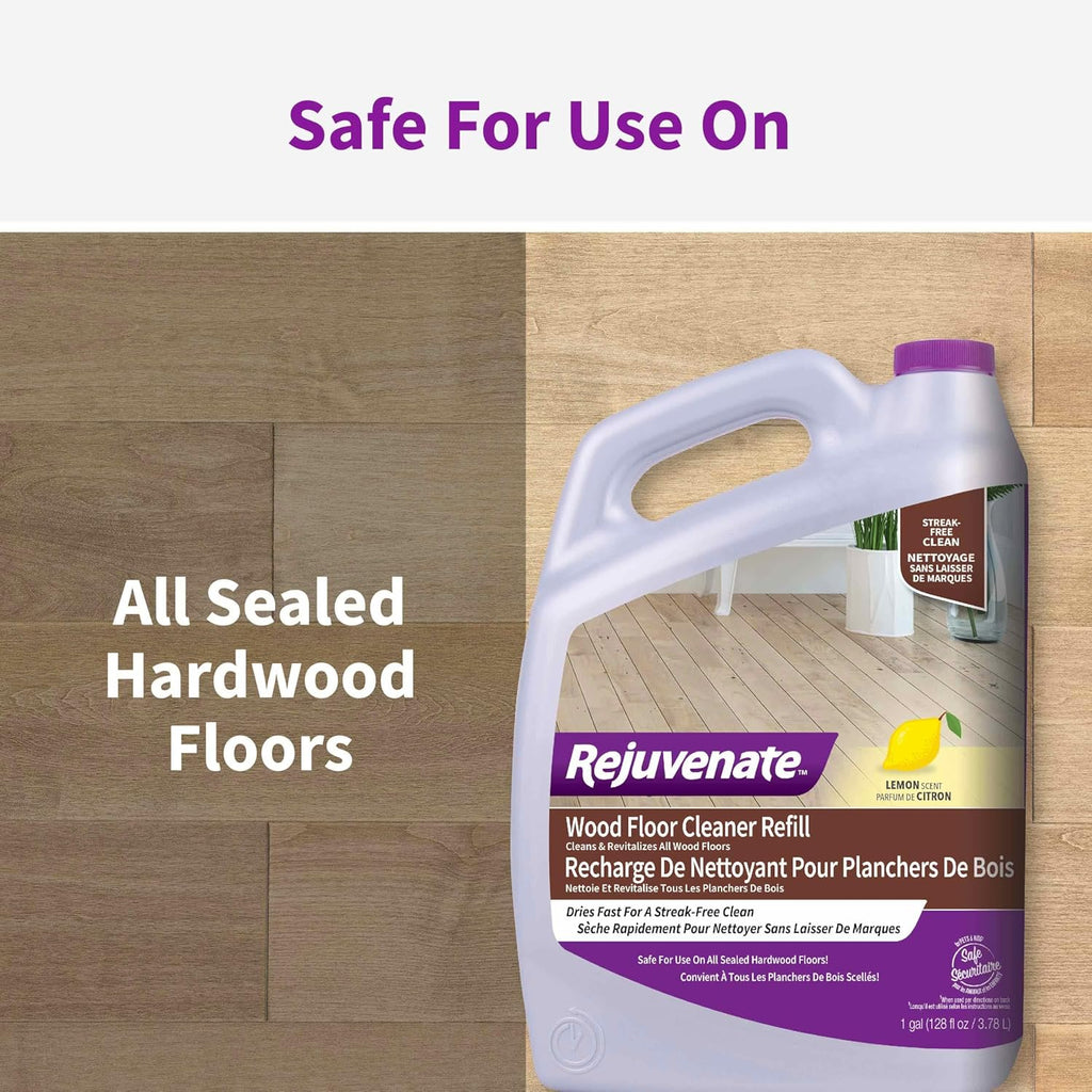 Rejuvenate High-Performance Professional Hardwood Floor Cleaner (1 Gallon)