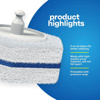 Disposable Prefilled Toilet Cleaning Scrubbers, 30 Count