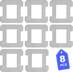 8 Count Cleaning Rag Compatible with Ecovacs Winbot W2 Omni, W1, W1 Pro Window Vacuum Cleaner Robot, Washable Reusable W2 Omni Mop Cloth W1 Mop Pad Accessories